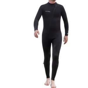 Layatone Mans 3mm Shorty Neoprene Wetsuit, Mens Full Body Front Zipper Wet Suits for Diving,Snorkeling Surfing Swimming