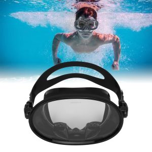 Snorkeling Goggles Professional Gear with Nose Clip for Diving Non Fog Tempered Glass Men Women Universal Supplies