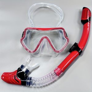 Professional Scuba Diving Snorkeling Masks Set, Adult's Silicone Anti-fog Large Frame Diving Goggles Glasses Swimming Pool Equipment