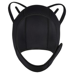 1pc Non-slip Neoprene Diving Hat, Cat Ears Shaped Diving Cap, Suitable For Scuba Diving, Water Sports