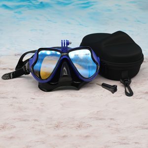 1pc Large Frame Diving Mask, Adjustable Snorkeling Mask, For Water Sports, Underwater Activities